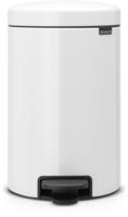 Brabantia 55113864, Treteimer Brabantia Tret-M&uuml;lleimer wei&szlig; 12 L mit Inneneimer aus