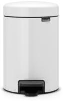 Brabantia 55112126, Kosmetikeimer Brabantia Tretm&uuml;lleimer wei&szlig; 3 L mit Inneneimer