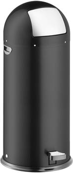 Helit Push-Tretabfallbehälter 52 L schwarz