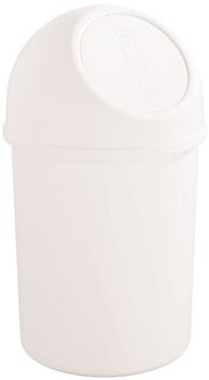 Helit Push-Abfallbehälter 6L weiß
