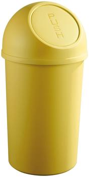 Helit Push-Abfallbehälter 45L gelb