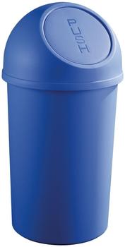 Helit Push-Abfallbehälter 45L blau