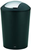 Kela M&uuml;lleimer Marta, 22300, schwarz, Kosmetikeimer aus Kunststoff, 5 Liter