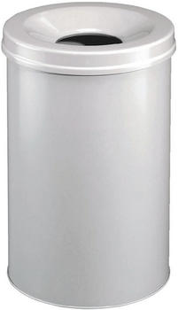 DURABLE Papierkorb Safe rund 15 grau (3305-10)