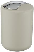 WENKO Schwingdeckeleimer Mod. Brasil S Taupe, 2 Liter 2 Liter 21221100