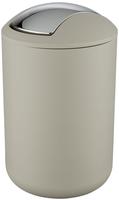 WENKO Schwingdeckeleimer Mod. Brasil L Taupe, 6,5 Liter 6,5 Liter 21222100