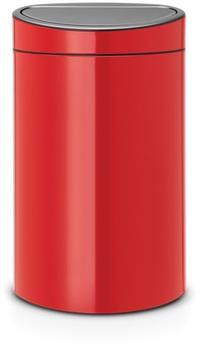 Brabantia Touch Bin New 40 Liter passion red