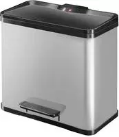 Hailo M&uuml;lleimer "&Ouml;ko duo Plus L" 2 Beh&auml;lter 26 l, Stahlblech o. Edelstahl,