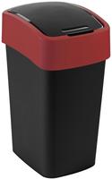 Curver M&uuml;lleimer Flip Bin 25L, rot, aus Kunststoff, 25 Liter