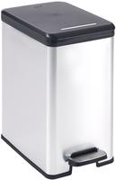 Curver DECO Bin 213300 M&uuml;lleimer 25l (B x H x T) 250 x 450 x 420mm Silber,...