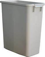 Abfall- u.Wertstoffsammler 90l H600xB485xT510mm PE grau GRAF