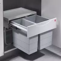 Hailo 601533, Hailo Raumspar-Tandem-S 50 (30 l) (601533) Grau