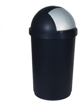Curver Push-Top 50 L schwarz/silber