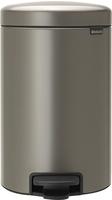 Brabantia Newicon Treteimer Mülleimer Kunststoffeinsatz Platinum 12 L 113628