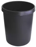 Helit H6106295, helit Gross-Papierkorb, 45 Liter, PE, schwarz