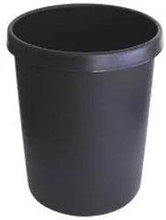 Helit Gross-Papierkorb 45 L (61062) schwarz