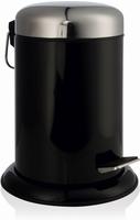 M&ouml;ve Kosmetikeimer "Treteimer Push" 3 Liter, schwarz