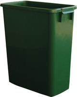 Abfall- u.Wertstoffsammler 90l H600xB485xT510mm PE gr&uuml;n GRAF
