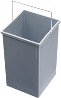 Hailo Inneneimer 14l aus Kunststoff hellgrau f&uuml;r Multi-Box 2x14 / duo L