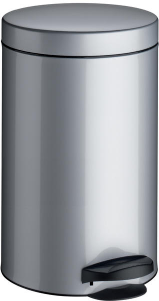 Meliconi Pedal bin 14 lt. with plastic inner pail - silver