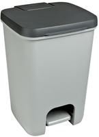 Curver M&uuml;lleimer Essentials, grau, aus Kunststoff, 20 Liter