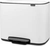 Brabantia M&uuml;lleimer "Bo Treteimer, 11 + 23L" sanft schlie&szlig;ender Deckel, mit