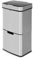 Hailo 0656-001, Hailo &Ouml;ko Vario XL Abfalltrenner mit 3 Eimern | Anti-fingerprint