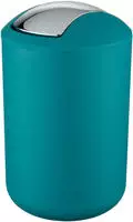 WENKO Schwingdeckeleimer Mod. Brasil L Petrol, 6,5 Liter 6,5 Liter 21227100
