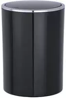 WENKO INCA Kosmetikeimer 5 Liter, Schwarz, hochwertiger Kunststoff