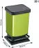Rotho Paso Treteimer (20 L) grün