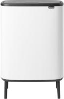 Brabantia Bo Touch Bin Hi 60l mit Kunststoffeinsatz Wei&szlig;