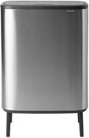 Brabantia 130267, Brabantia Bo Touch Bin Hi 60l mit Kunststoffeinsatz Mattstahl