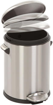 Eko Kosmetikeimer Belle Deluxe 5 L matt Edelstahl