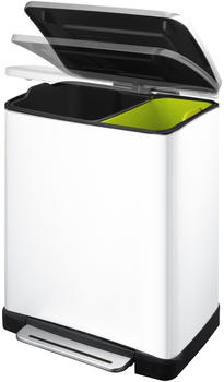 Eko E-Cube Recycling 28 plus 18 L weiß