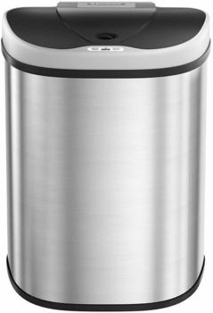 Songmics M&uuml;lleimer mit Sensor 2 x 35 L silber (LTB93NL)