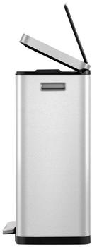 Eko X-Cube Tretmülleimer Edelstahl 2 x 20 L