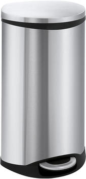 Eko Treteimer Shell Bin 30 L Edelstahl matt