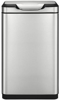 Eko Touch Bar Müllbehälter Edelstahl matt 45 L