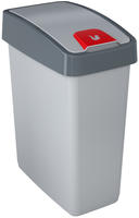 "keeeper Abfalleimer "magne", 25 Liter, silber / anthrazit"