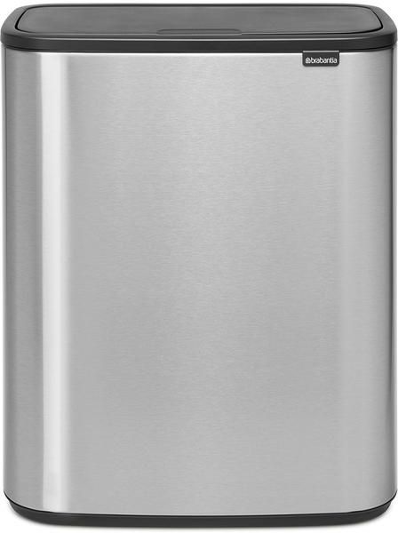 Brabantia Bo Touch Bin 2 x 30 L - Matt Steel Fingerprint Proof