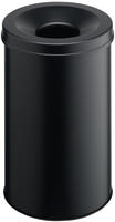 Durable 330601 Abfallbeh&auml;lter Rund Stahl Schwarz