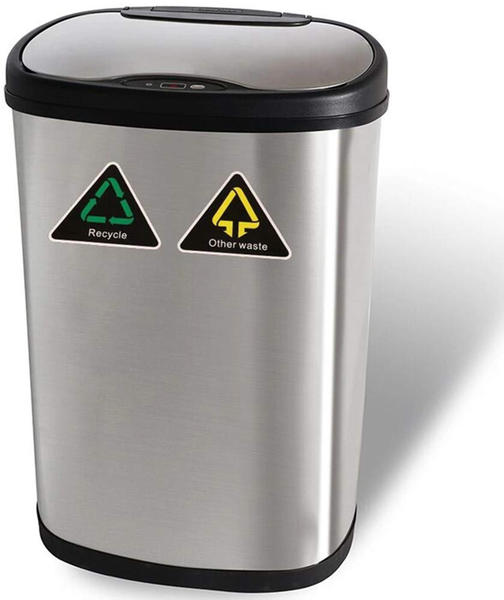 HTI-Line Vivo Duo Sensormülleimer 50 L silber