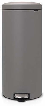 Brabantia Treteimer Newicon 30 L mit Kunststoffeinsatz - Mineral Concrete Grey