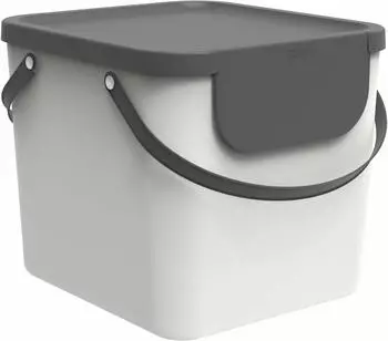 Rotho Recycling-Behälter Albula (40 L) weiß