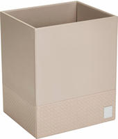 Joop! Papierkorb, Grau, Beige, Kunststoff, 25x30x21 cm, K&uuml;chen, K&uuml;chenausstattung,