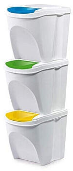 Prosperplast Sortibox Set 3x25l weiß