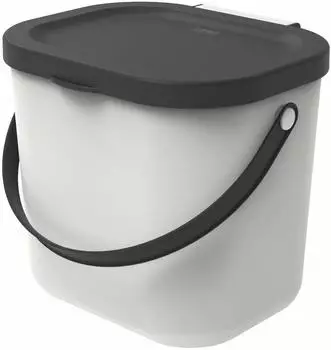 Rotho Albula Biom&uuml;lleimer 6L wei&szlig;