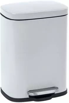 Wenko Treteimer Leno Easy-Close 5 L wei&szlig;