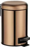 WENKO Kosmetik Treteimer Mod. Leman Metallic-Kupfer Edelstahl, 3 Liter 24036100