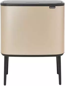 Brabantia Bo Touch Bin 3 x 11 L Champagne